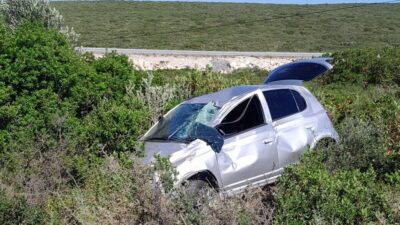 AYDIN (AA) – Aydın'ın Didim ilçesinde otomobilin şarampole devrilmesi sonucu