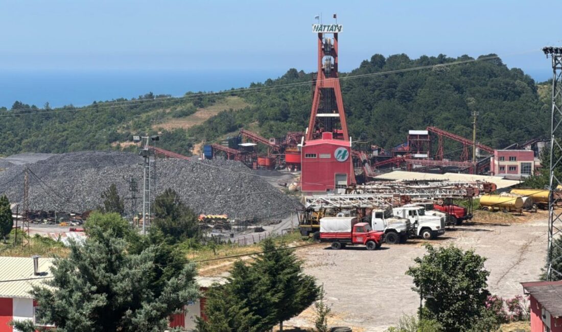 BARTIN (AA) – Bartın'ın Amasra ilçesinde özel maden ocağında meydana
