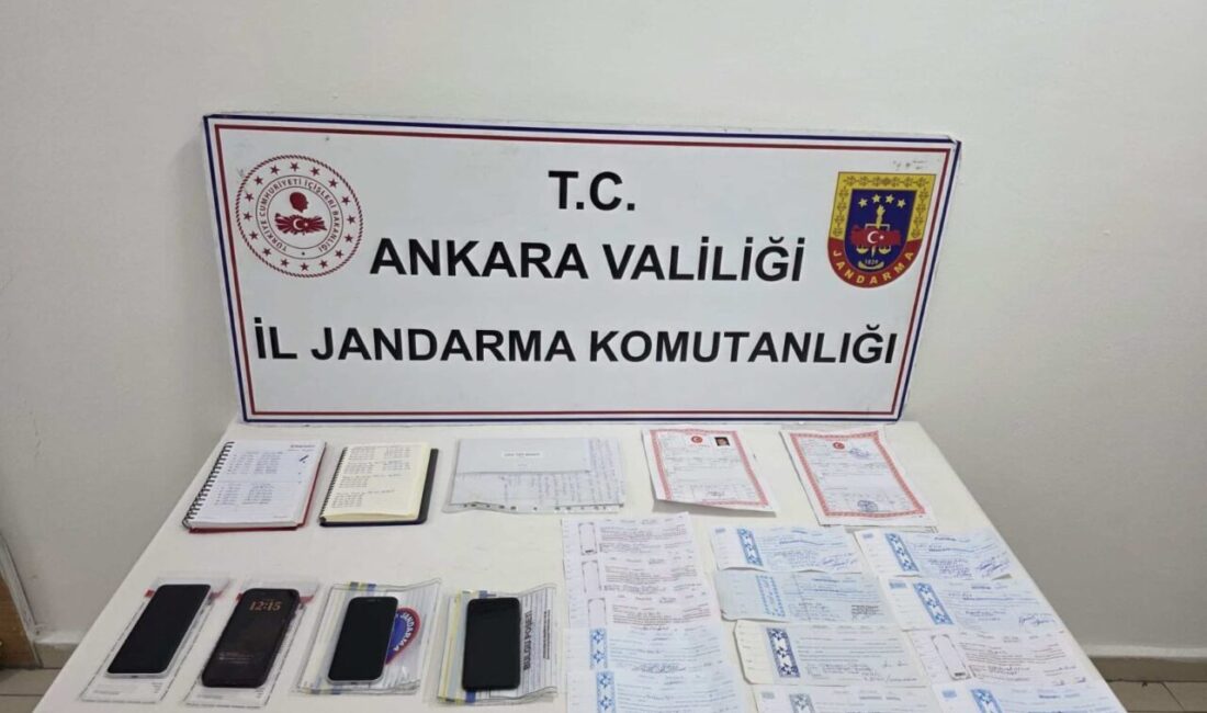 ANKARA (AA) – Başkentte jandarma ekiplerince düzenlenen tefecilik operasyonunda 5
