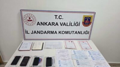 ANKARA (AA) – Başkentte jandarma ekiplerince düzenlenen tefecilik operasyonunda 5