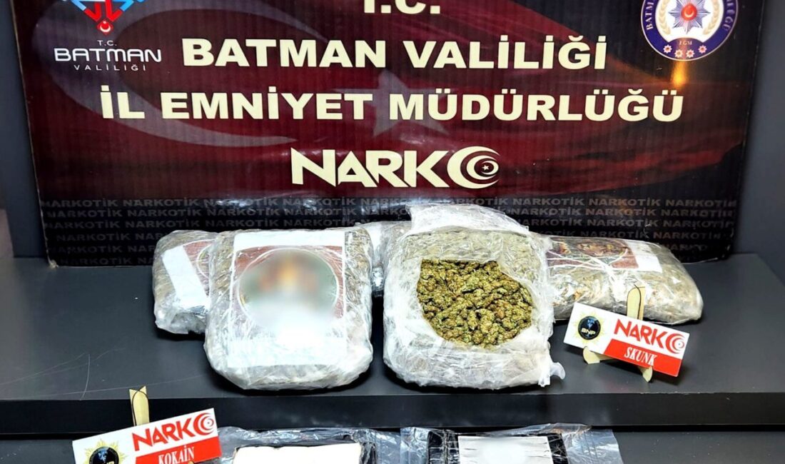 BATMAN (AA) – Batman’da durdurulan tırda 11 kilo skunk ile