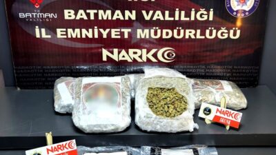 BATMAN (AA) – Batman’da durdurulan tırda 11 kilo skunk ile