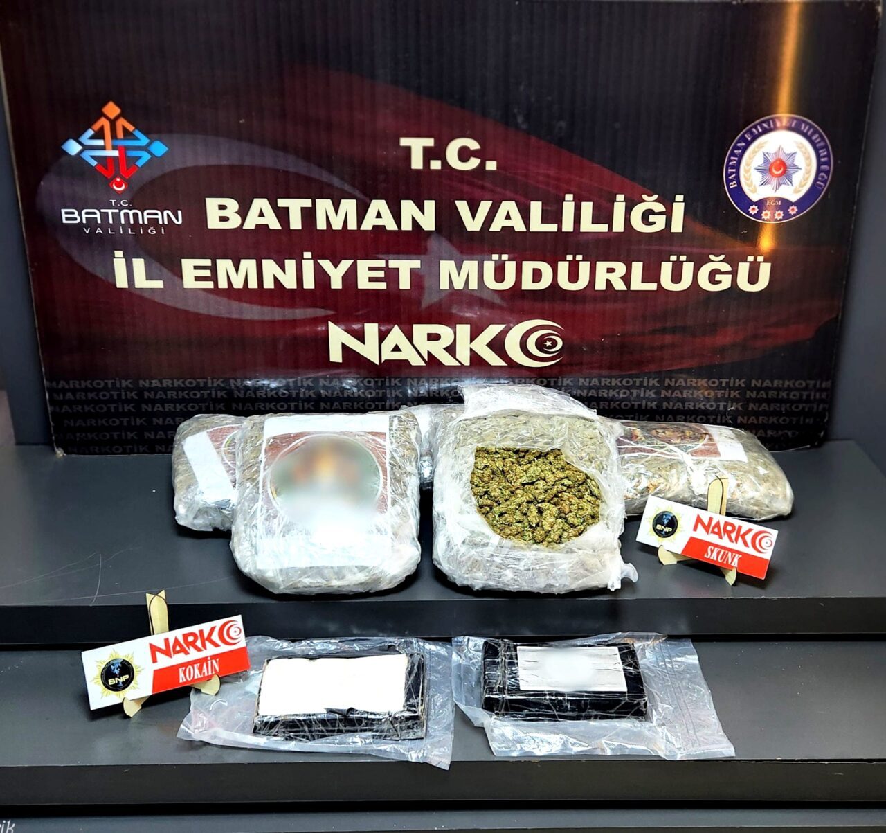 BATMAN (AA) – Batman’da durdurulan tırda 11 kilo skunk ile