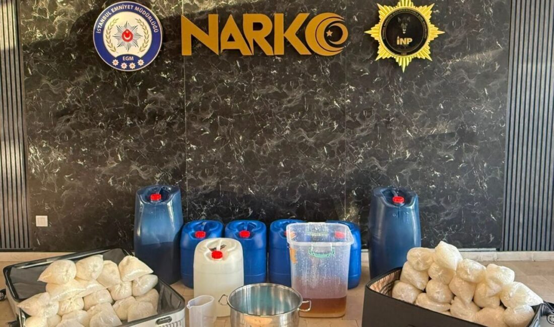 İSTANBUL (AA) – Beylikdüzü'nde düzenlenen uyuşturucu operasyonunda 248 kilogram uyuşturucu