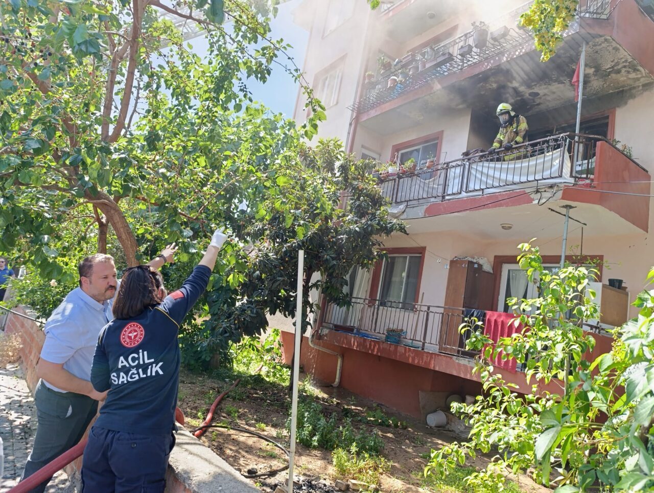 BURSA (AA) – Bursa'nın Yenişehir ilçesinde bir apartman dairesinde çıkan