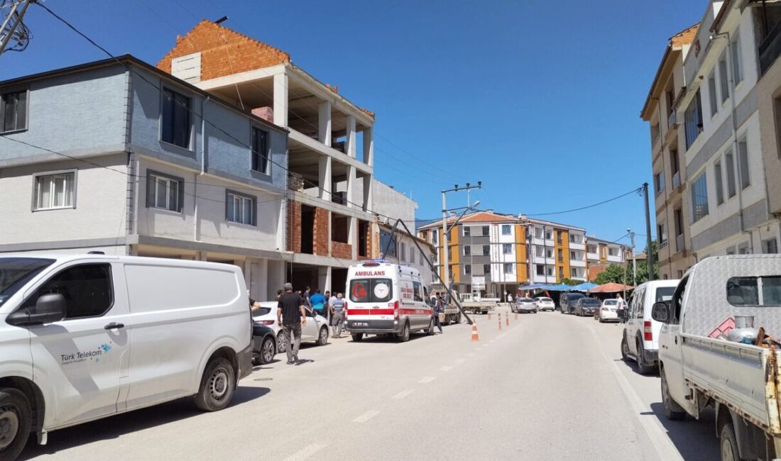 BURSA (AA) – Bursa'nın İnegöl ilçesinde elektrik akımına kapılarak yaklaşık