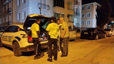 BURSA (AA) – Bursa'nın İnegöl ilçesinde, park halindeki araca çarpan