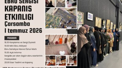 Enschede ve çevresindeki sanatseverleri bir araya getiren büyüleyici Ebru Sergisi,