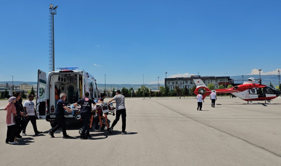 ÇORUM (AA) – Çorum'da bir apartmanın 4. katındaki balkondan düşerek