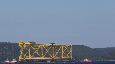 ÇANAKKALE (AA) – Romanya'daki doğal gaz boru hattı döşeme çalışmalarında