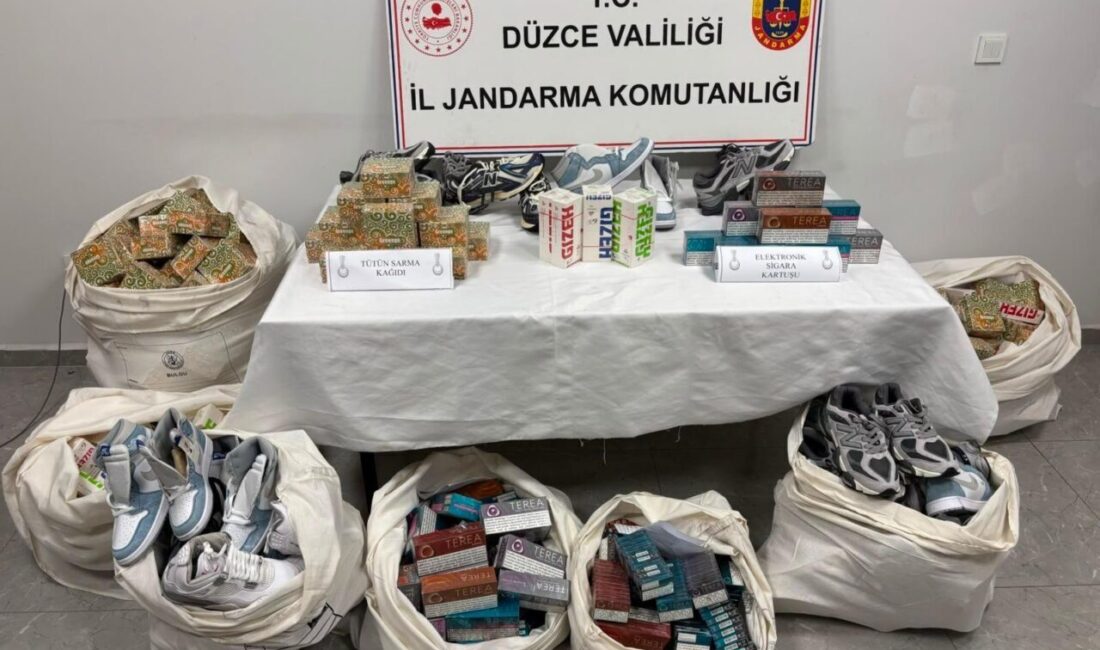 DÜZCE (AA) – Düzce'de jandarma ekiplerince düzenlenen kaçakçılık ve uyuşturucu