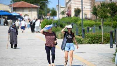 EDİRNE (AA) – Edirne'de etkili olan sıcak hava günlük yaşamı