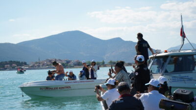 ISPARTA (AA) – Isparta'nın Eğirdir ilçesinde "Eğirdir Gölü Balıkçılık Av