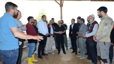 ELAZIĞ (AA) – Elazığ Valisi Numan Hatipoğlu, Kovancılar ilçesinde selden