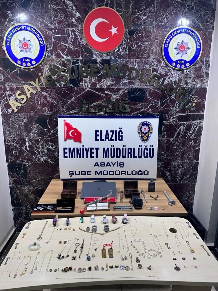 ELAZIĞ (AA) – Elazığ'da düzenlenen hırsızlık operasyonunda gözaltına alınan 4