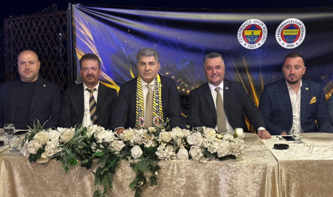 TEKİRDAĞ – Fenerbahçe Kulübü Başkan Adayı Hakan Safi, Trakya'daki kongre