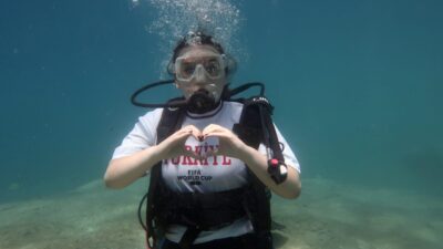 MUĞLA (AA) – Muğla’nın Fethiye ilçesinde lise öğrencileri, A Milli