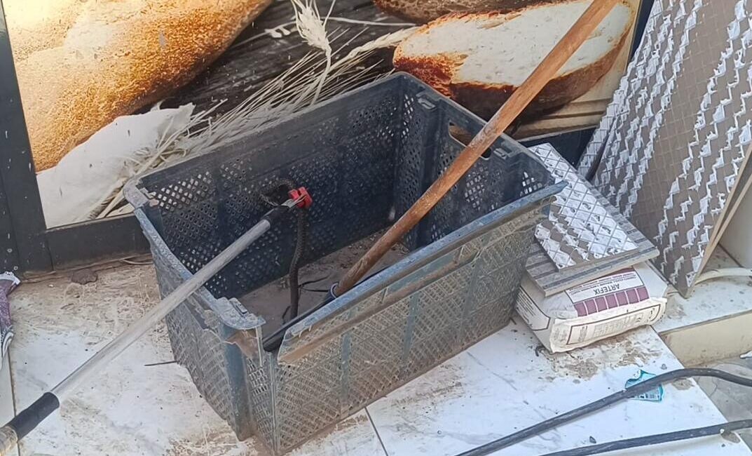 GAZİANTEP (AA) – Gaziantep'in İslahiye ilçesinde bir iş yerinin ekmek