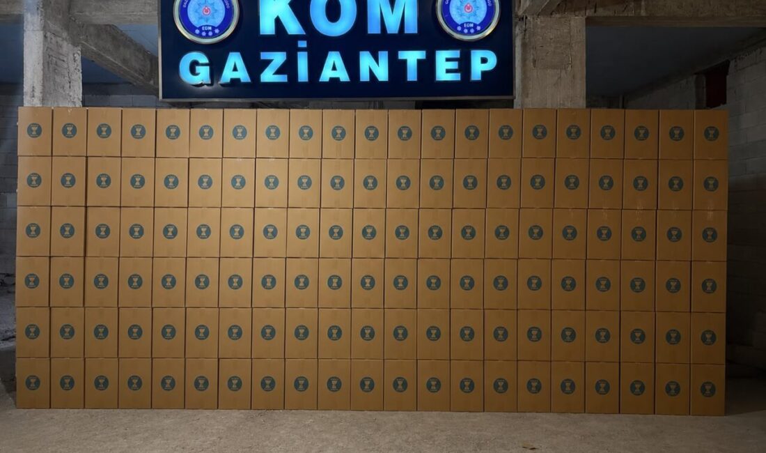 GAZİANTEP (AA) – Gaziantep'te düzenlenen kaçakçılık operasyonunda 5 şüpheli gözaltına