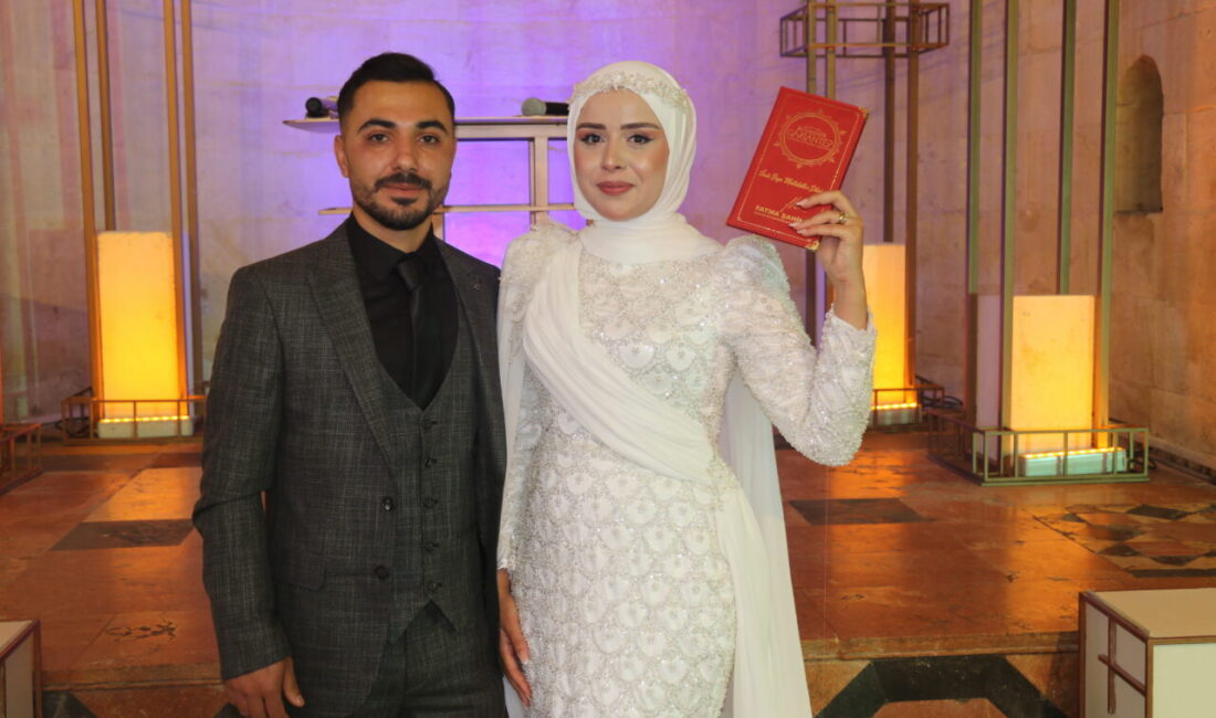 GAZİANTEP (AA) – Gaziantep'te nikah salonlarında evliliğe ilk adımı atacak