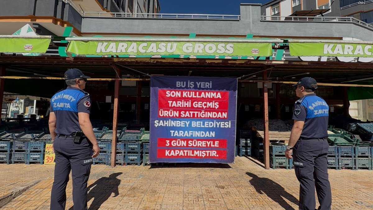GAZİANTEP (AA) – Gaziantep'in Şahinbey ilçesinde son kullanma tarihi geçmiş