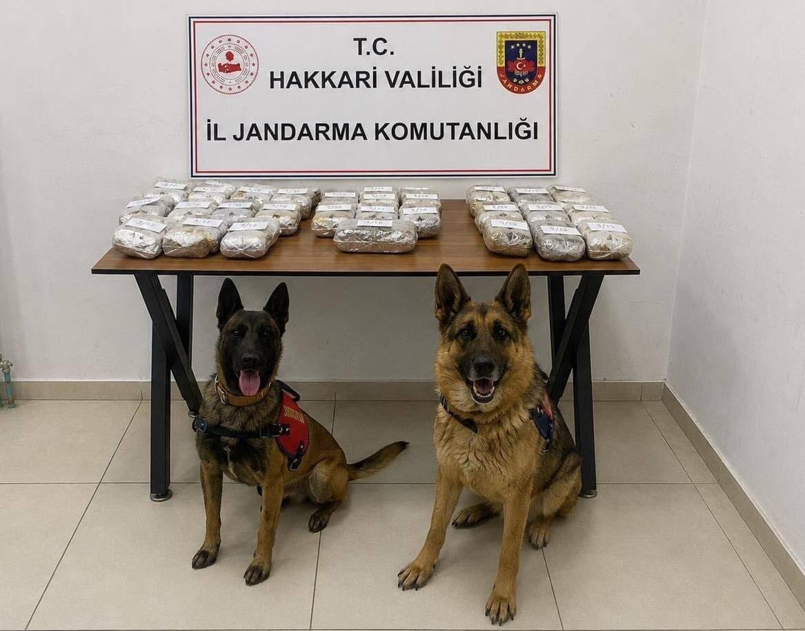 HAKKARİ (AA) – Hakkari'nin Şemdinli ilçesinde bir araçta 21 kilo