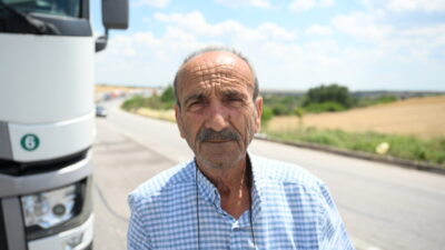 EDİRNE (AA) – Hamzabeyli Sınır Kapısı'ndan yurt dışına çıkmak üzere