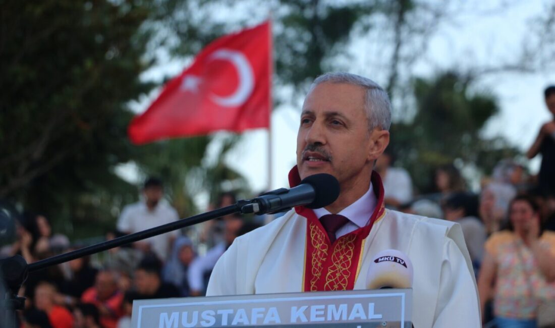 HATAY (AA) – Hatay Mustafa Kemal Üniversitesinin (HMKÜ) 2025-2026 akademik