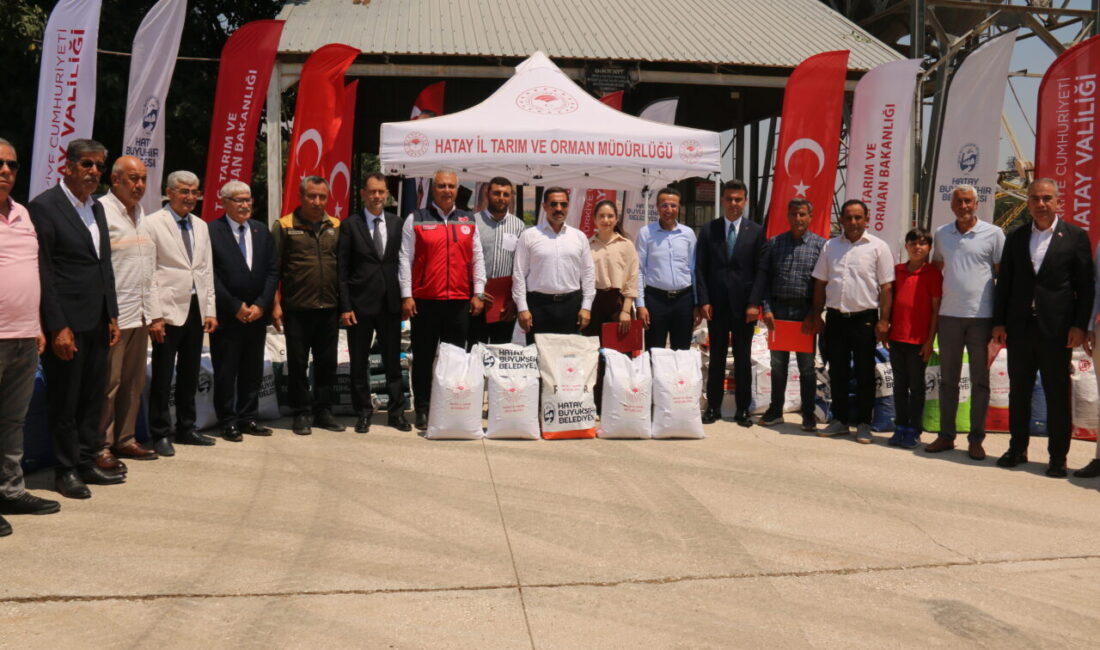 HATAY (AA) – Hatay'da 6 Şubat 2023'teki depremlerden etkilenen çiftçilere