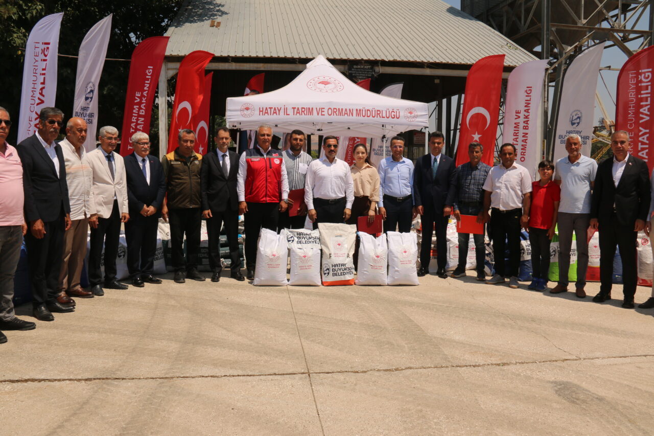 HATAY (AA) – Hatay'da 6 Şubat 2023'teki depremlerden etkilenen çiftçilere