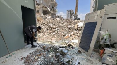 HATAY (AA) – Hatay'ın İskenderun ilçesinde, 6 Şubat 2023'teki depremlerde
