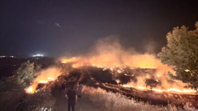 HATAY (AA) – Hatay'ın Kırıkhan ilçesinde anız yakılmasıyla başlayan ve