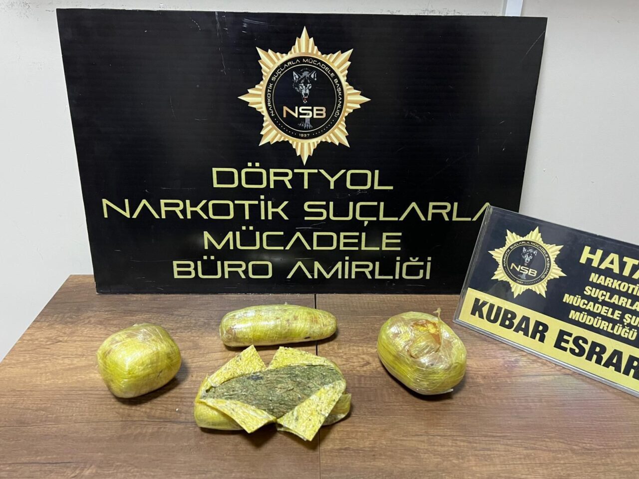 HATAY (AA) – Hatay'ın Erzin ilçesinde motosikletinde 1 kilo 339