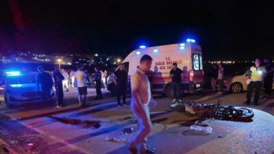 HATAY (AA) – Hatay'ın Hassa ilçesinde, otomobil ile motosikletin çarpışması