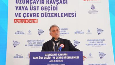 İSTANBUL (AA) – İstanbul Büyükşehir Belediyesinin (İBB) Uzunçayır Kavşağı Yaya