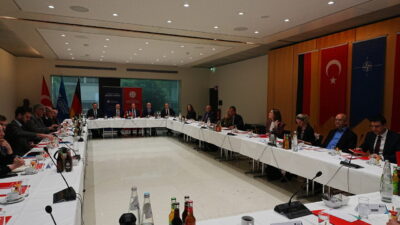 - Berlin'de düzenlenen toplantıda, Türkiye'nin NATO'ya ilişkin yaklaşımına ve son
