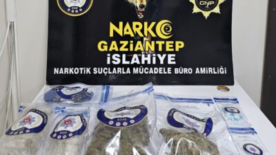 GAZİANTEP (AA) – Gaziantep'in İslahiye ilçesinde düzenlenen uyuşturucu operasyonunda 1