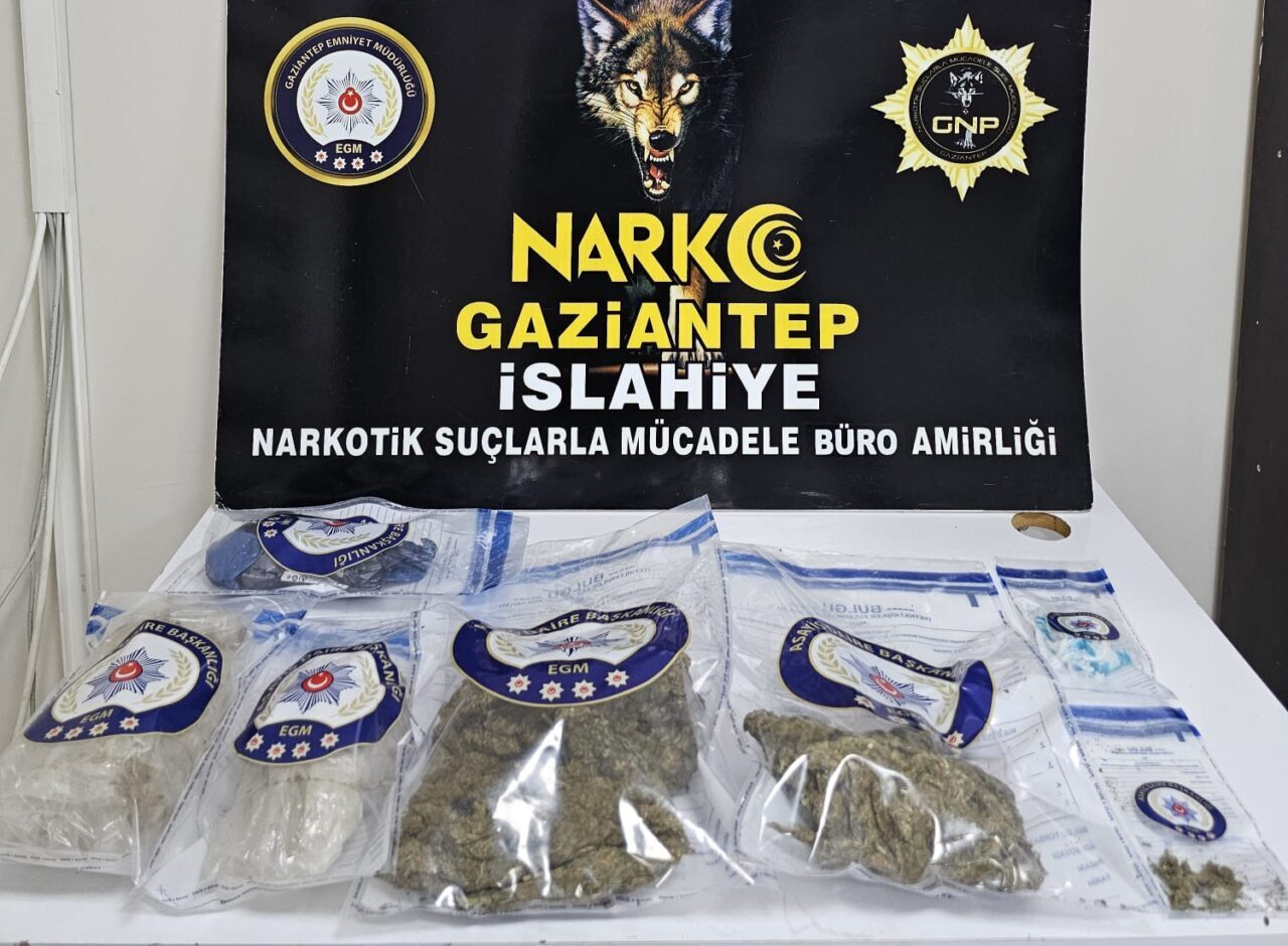 GAZİANTEP (AA) – Gaziantep'in İslahiye ilçesinde düzenlenen uyuşturucu operasyonunda 1