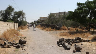 DERA (AA) – İsrail güçlerinin Dera iline bağlı Abidin köyüne