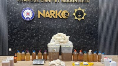 İSTANBUL (AA) – İstanbul'da düzenlenen operasyonda 187 kilo 250 gram