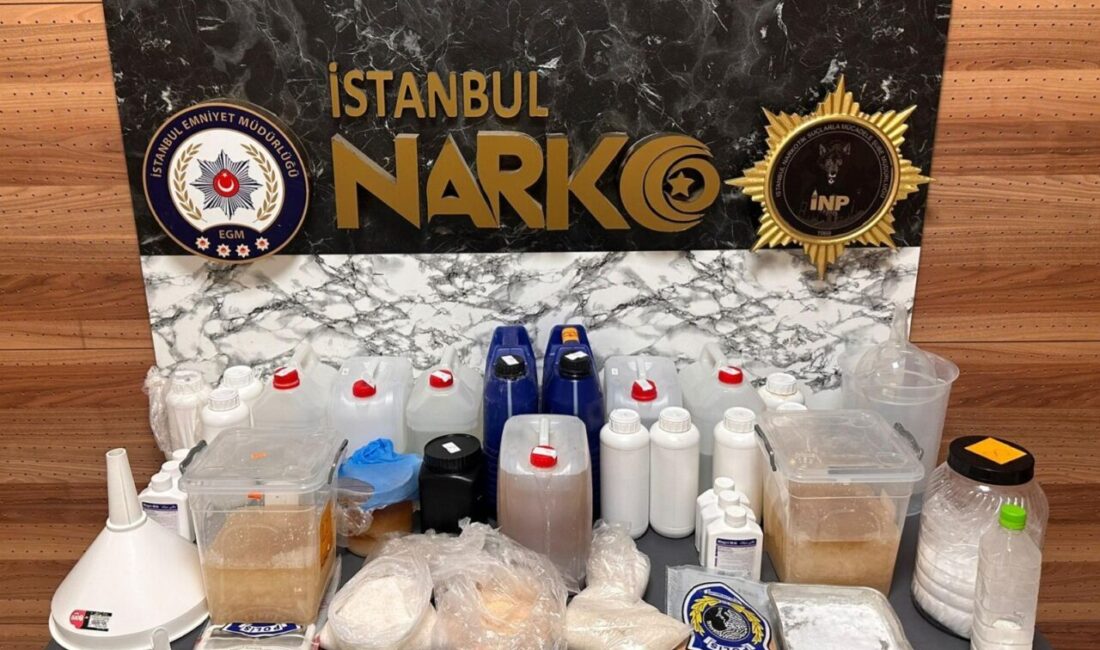 İSTANBUL (AA) – İstanbul'da polisin düzenlediği operasyonda 30 kilogram uyuşturucu