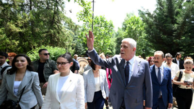 ANKARA (AA) – İYİ Parti Genel Başkanı Müsavat Dervişoğlu, Çankaya'da