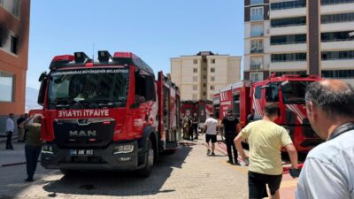 KAHRAMANMARAŞ (AA) – Kahramanmaraş'ın Onikişubat ilçesindeki bir apartman dairesinde çıkan