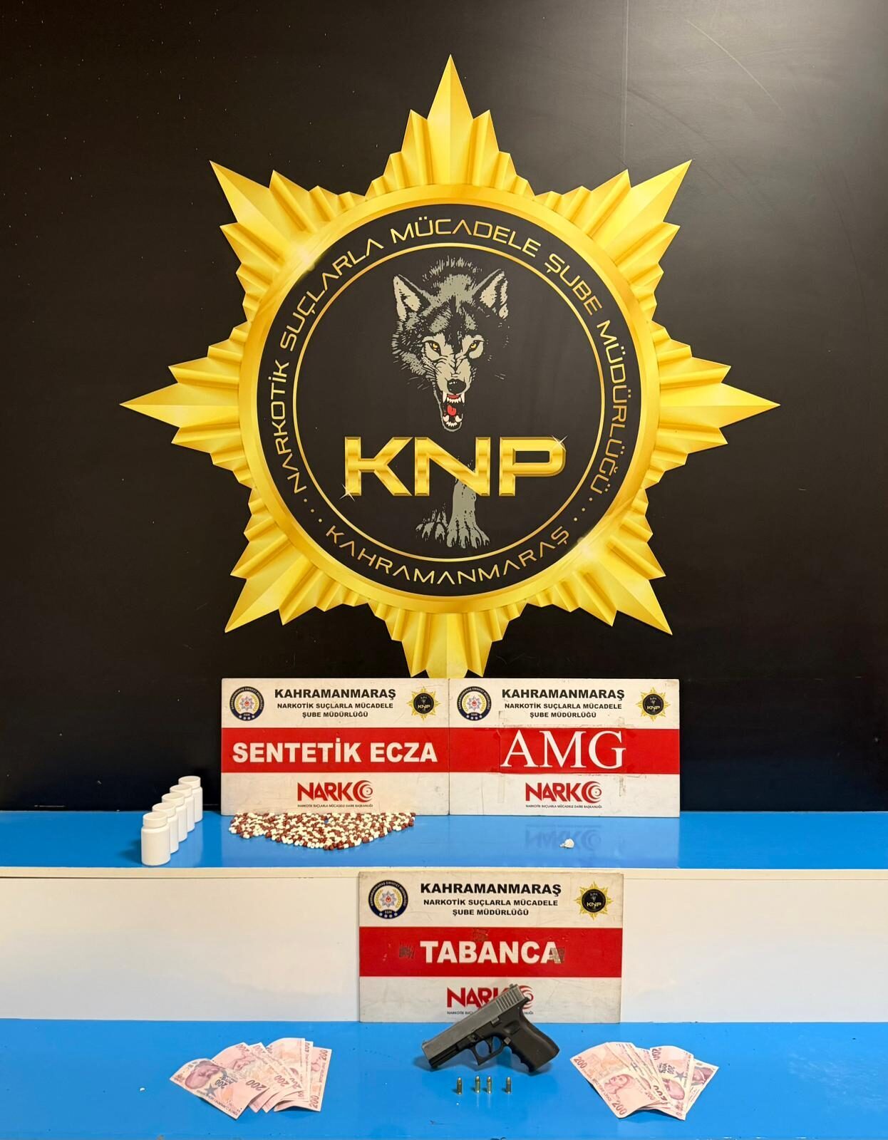 KAHRAMANMARAŞ (AA) – Kahramanmaraş'ta düzenlenen uyuşturucu operasyonunda gözaltına alınan 8