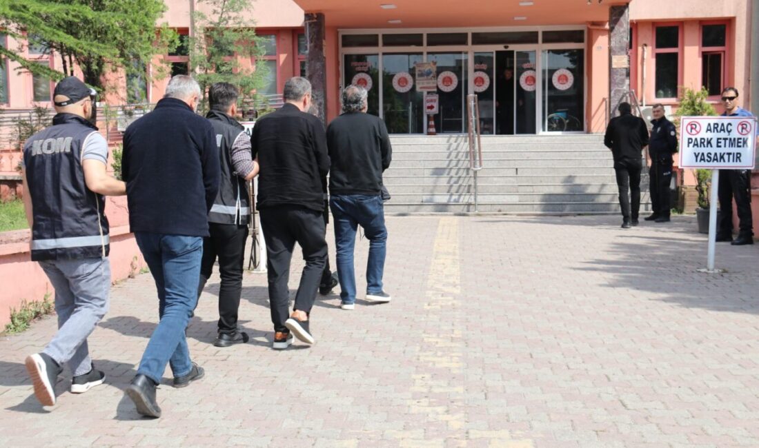 KARABÜK (AA) – Karabük merkezli 5 ilde düzenlenen suç örgütü