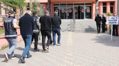 KARABÜK (AA) – Karabük merkezli 5 ilde düzenlenen suç örgütü