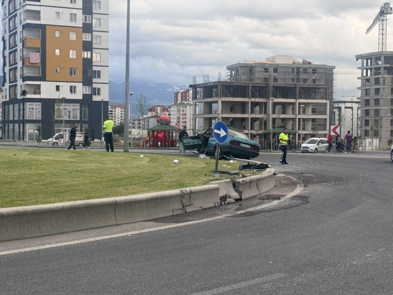 KAYSERİ (AA) – Kayseri'nin merkez Melikgazi ilçesinde meydana gelen trafik