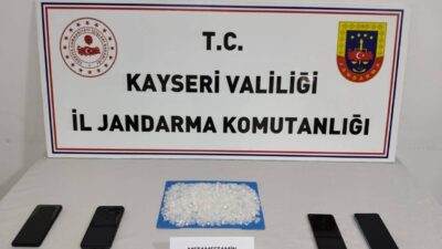 KAYSERİ (AA) – Kayseri'nin İncesu ilçesinde düzenlenen operasyonda 524 gram