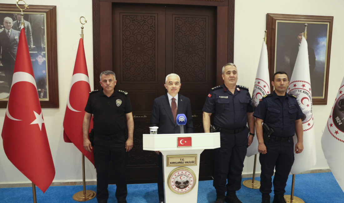 KIRKLARELİ (AA) – Kırklareli Valisi Uğur Turan, geçen ay insan