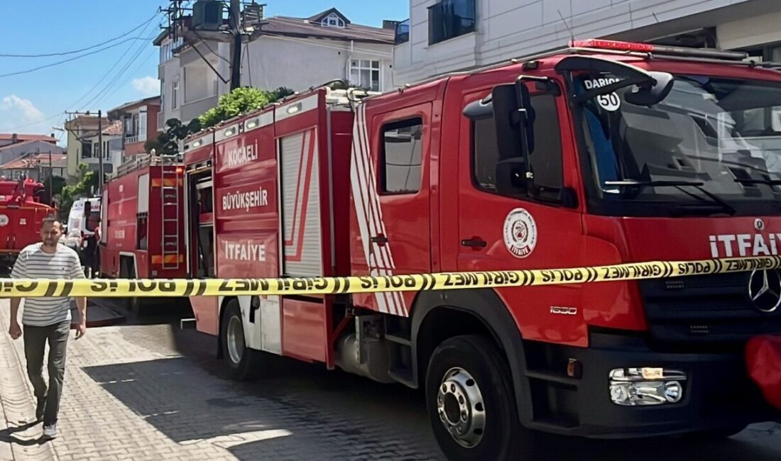 KOCAELİ (AA) – Kocaeli'de apartman dairesinde çıkan yangında dumandan etkilenen